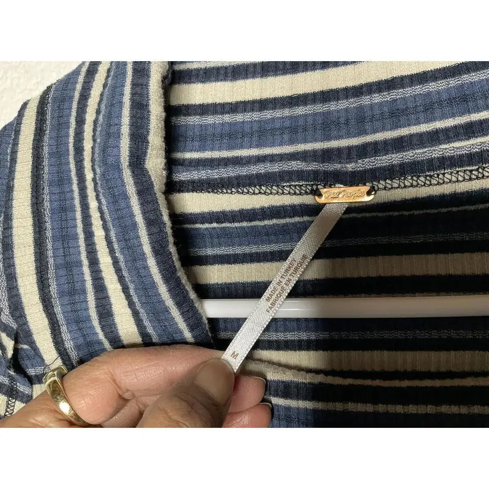 < Free People Cape Cod Thermal Long Sleeve Top > - Picture 3 of 5